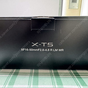 후지카메라 X-T5 블랙 16-50 KIT 번들키트팝니다. 1회사용