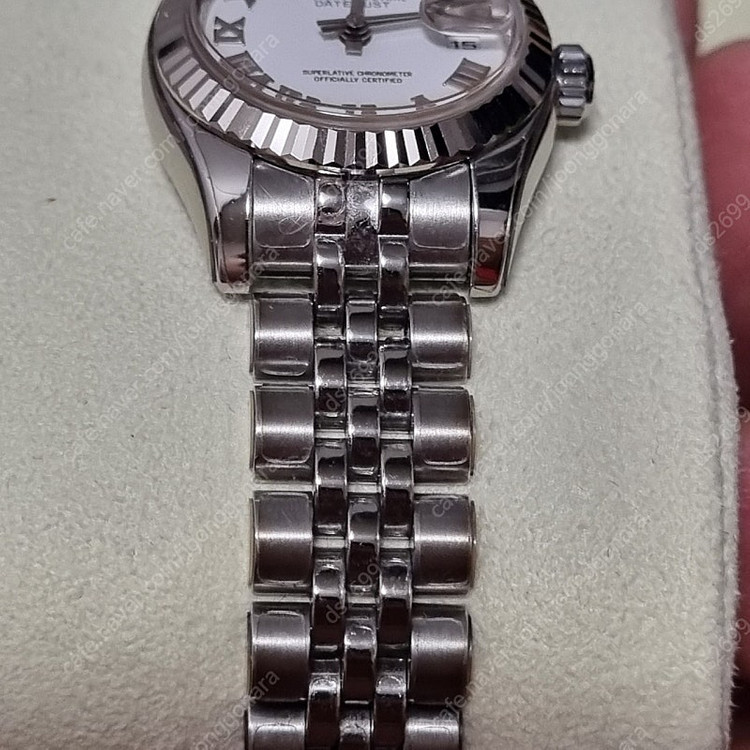 롤렉스 179174 화이트로만 여성용26mm--4