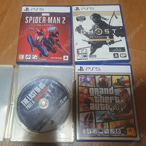 플스5 스파이더맨2, 고스트오브쓰시마, 라스트오브어스2, gta5 팝니다.