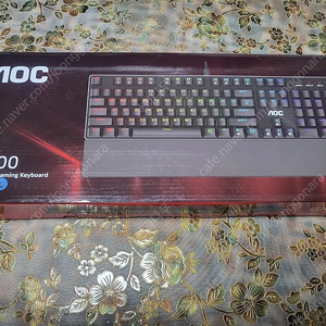 알파스캔 AOC GK500 게이밍 RGB LED 기계식 키보드 새제품 4만원에 팝니다