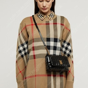 버버리 burberry 정품 calee 체크 니트 스웨터 미디움 사이즈 새제품