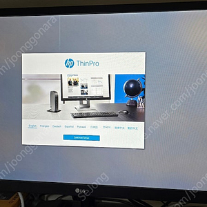 HP Thinclient t630 판매합니다.