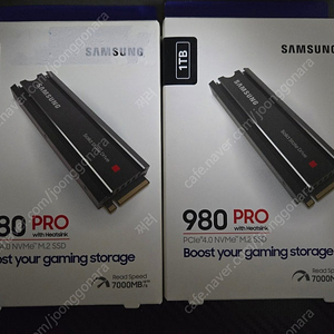 삼성전자 980pro 1tb Nvme 1TB 히트싱크 2개