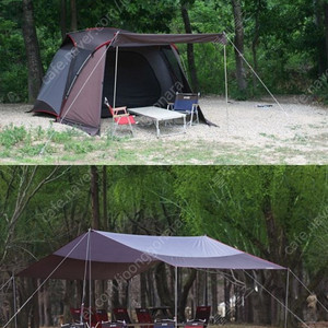 프라도 프리머3 텐트와 타프 및 각 용품 팝니다.