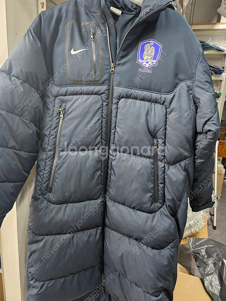 축구 국가대표팀 롱패딩 선수지급용--0
