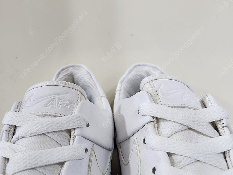 [250] 나이키w 에어포스 세이지 로우 트리플화이트 AF1SAGE 천연소가죽 레더LTR 올백화이트흰색 플랫폼 키높...--5