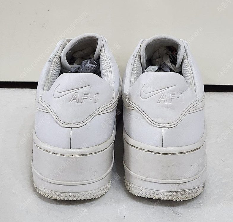 [250] 나이키w 에어포스 세이지 로우 트리플화이트 AF1SAGE 천연소가죽 레더LTR 올백화이트흰색 플랫폼 키높...--6