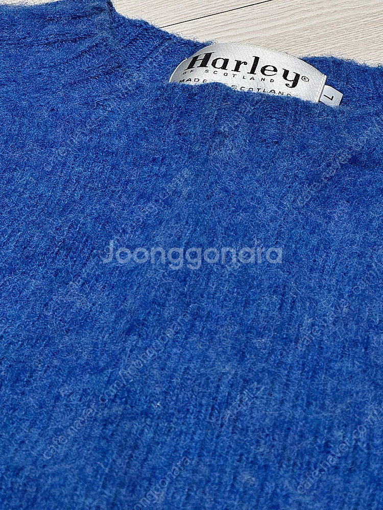 할리오브스코틀랜드 쉐기독 홀가먼트 울 스웨터 L 팝니다--3