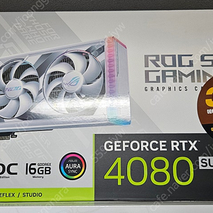 ASUS STRIX RTX 4080 SUPER WHITE 판매합니다.