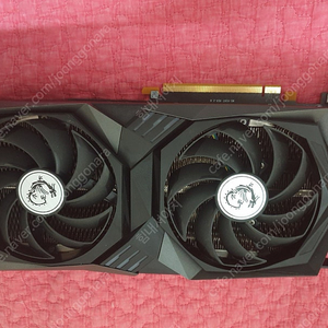 MSI RTX3060Ti 게이밍XD6 8GB 그래픽카드 판매 (쿨러고장)