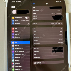 아이패드 프로 11 7세대 와이파이 모델 512GB + 애플팬슬 프로 판매합니다.