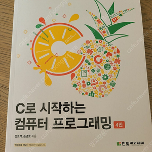 C로시작하는 컴퓨터프로그래밍 4판