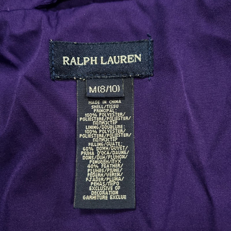 폴로 걸즈 여아동 덕다운 패딩점퍼 M(8-10), 140, 상태굿 ,111210 이미지
