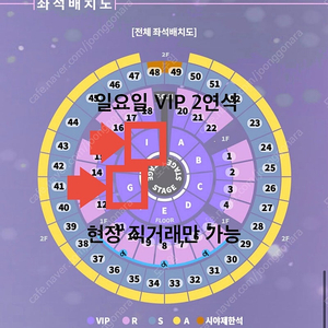 [현장직거래]성시경 콘서트 일요일 VIP석 2/4연석 양도