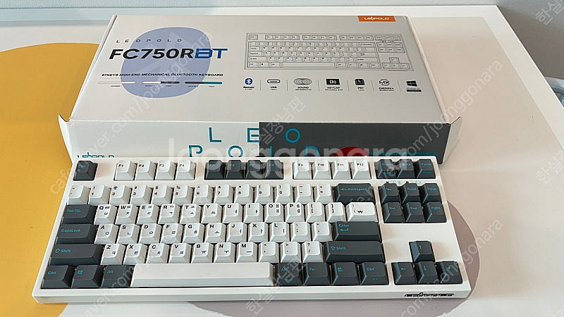 레오폴드 FC750RBT 화이트그레이 저소음 적축--1