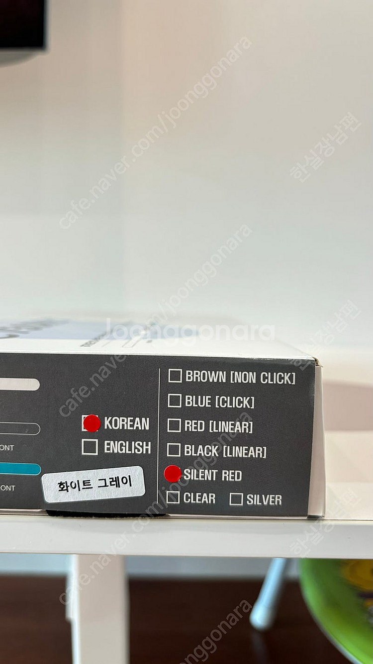 레오폴드 FC750RBT 화이트그레이 저소음 적축--3