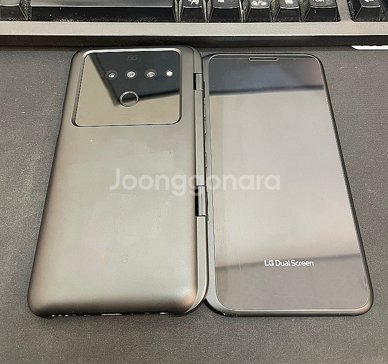 LGV50 블랙 128GB 듀얼포함 상태좋은 중고18만...--1