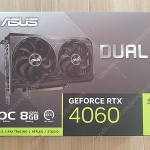 ASUS DUAL 지포스 RTX 4060 V2 O8G OC D6 8GB 대원씨티에스 미개봉