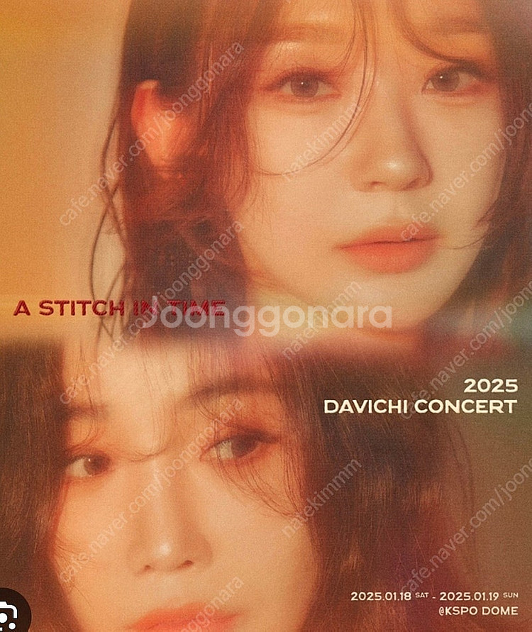 다비치 콘서트 1월19일 티켓 연석 2장 구매원합니다.--0