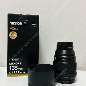 Nikon Plena 135mm f1.8 니콘 플레나 135.8 렌즈 팝니다 (+아크레스트 필터 포함)