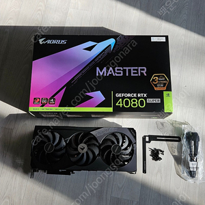 기가바이트 AORUS 지포스 RTX 4080 SUPER MASTER D6X 16GB 판매합니다.