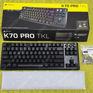 커세어 K70 PRO TKL MGX 42.5g 윤활작 팝니다