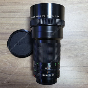 캐논 수동렌즈 FD200mm(2.8), 어안 fisheye 7.5mm(5.6) 판매합니다.