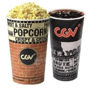 CGV 콤보(라지,더블,일반) 50% 할인쿠폰 3000원, CGV 카라멜팝콘M 4500원, CGV 탄산M 2000원 팝니다