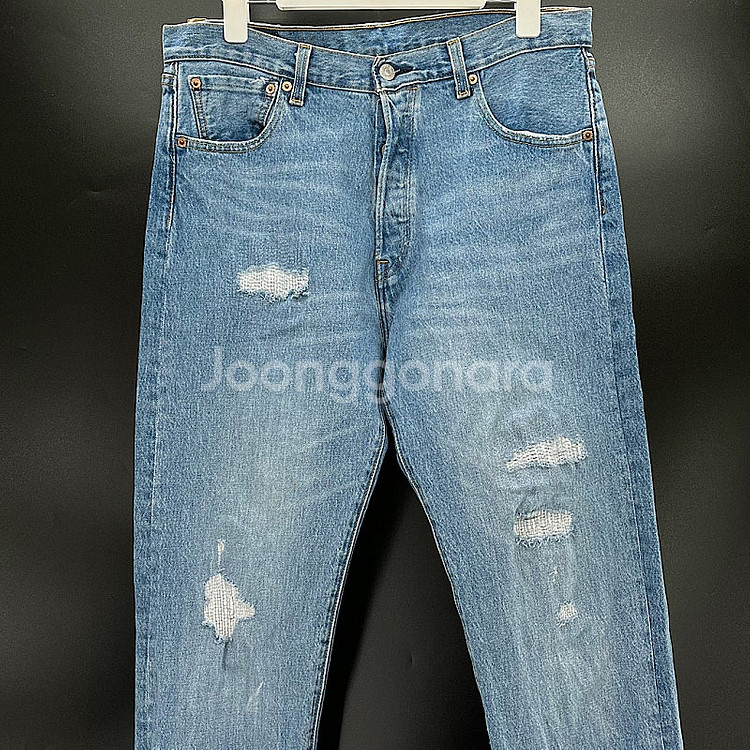 (33인치)빈티지 리바이스 501 청바지 le318 폴...--0