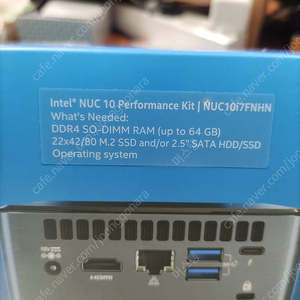 인텔 미니PC NUC10FNH i7 16G ram , 1T SSD 미개봉 NUC 미니PC 29만원