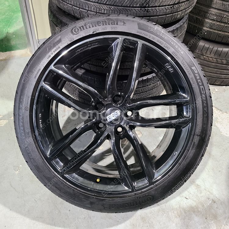 ♡ BBS SX 19인치 정품 블랙크롬 휠 타이어 팝니...--8