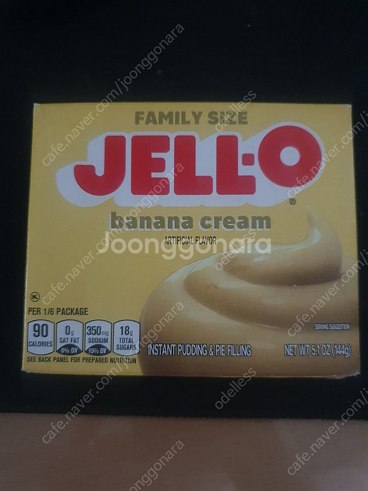 젤오 jell-o 바나나 크림 144g--0