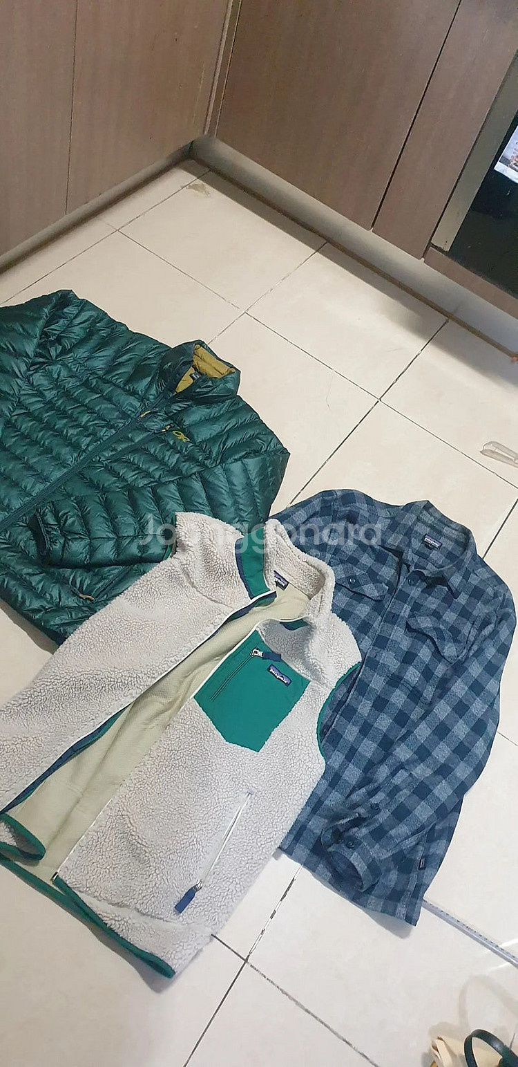 OR 구스 경량패딩 L / 파타고니아 레트로 후리스조끼 등--2