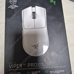 바이퍼 v3 pro 화이트 팝니다. viper v3 pro 바브삼