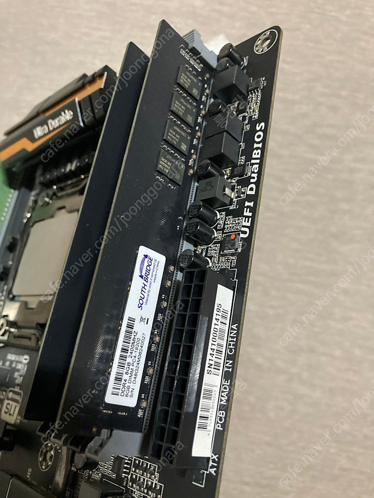 민트급 X99-UD4보드 + CPU + DDR4 32GB세트로 팝니다--3