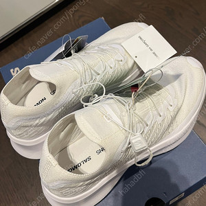 (새상품)Salomon x Comme des Garcons Pulsar Platform White 245