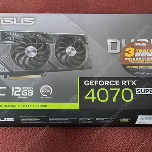 미개봉) ASUS RTX 4070 SUPER DUAL O12G OC D6X 12GB