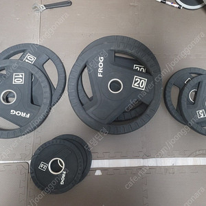 플러그 피트니스 원판. 총75kg