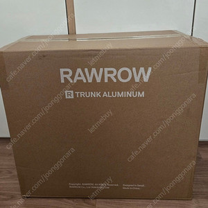 RAWROW R TRUNK 500 ALUMINIUM 20인치 SILVER (50L) 캐리어 알루미늄 로우로우