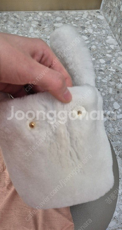 새상품 미우미우 시어링 토트백 토드백 크로스백 화이트 켈리백 금장--2