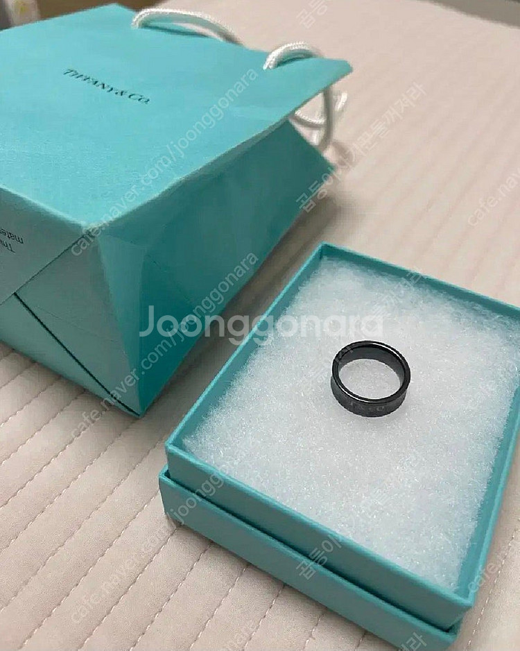 티파니앤코 1837 티타늄 미디움 와이드링--0