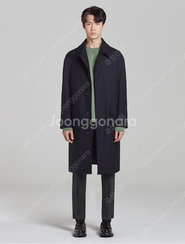 MVIO / 헤링본 20FW 발마칸 다크네이비 / 95--0