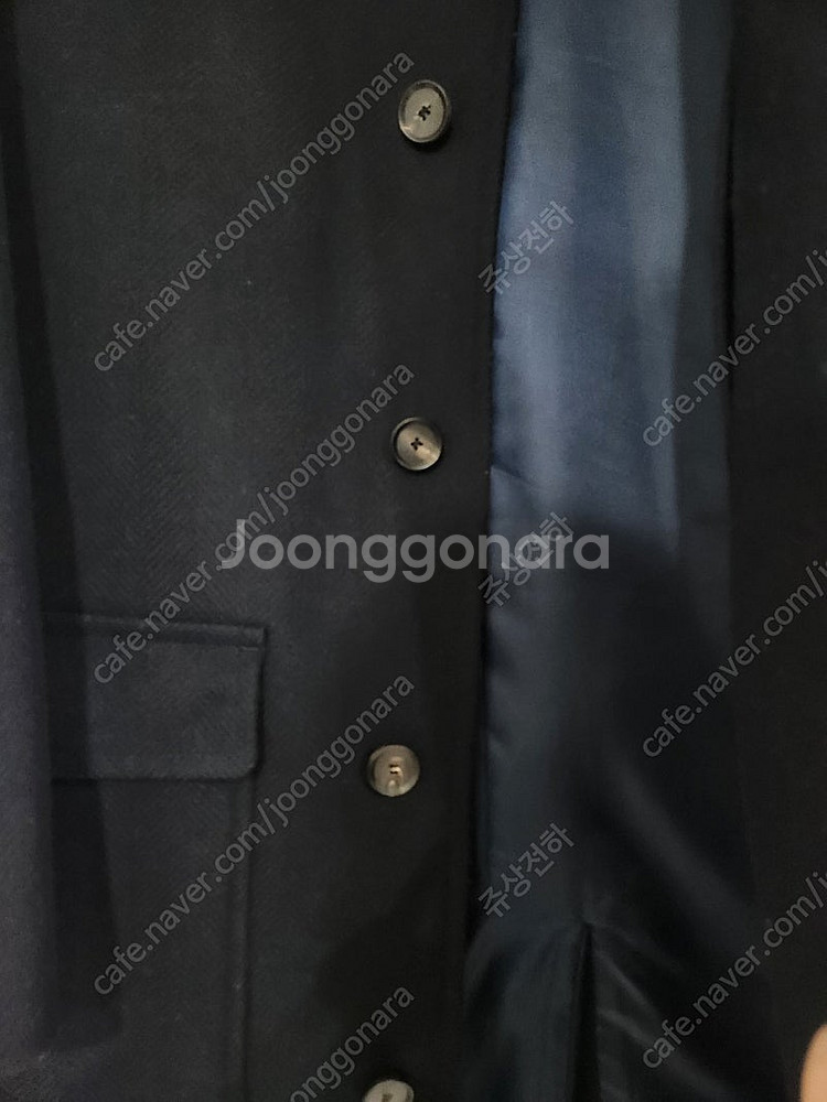 MVIO / 헤링본 20FW 발마칸 다크네이비 / 95--3