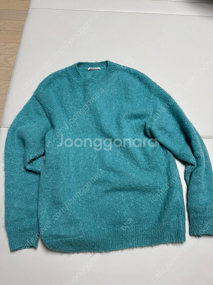 오라리 22aw 슈퍼 키드 모헤어 니트 5사이즈--0