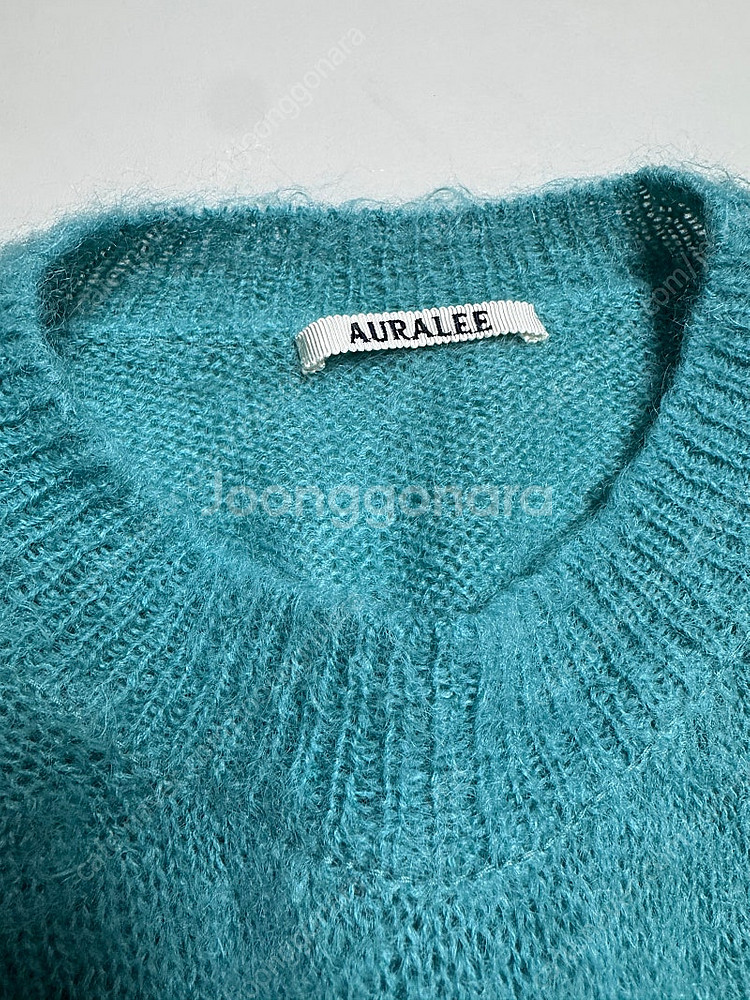 오라리 22aw 슈퍼 키드 모헤어 니트 5사이즈--1