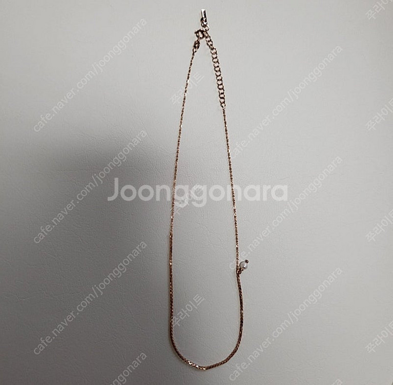 시에 천연담수진주 목걸이(보증서포함)--2