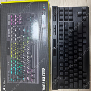 커세어 k70 rgb tkl 공방윤활 적축