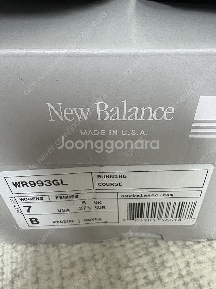 뉴발란스 993 240사이즈--3