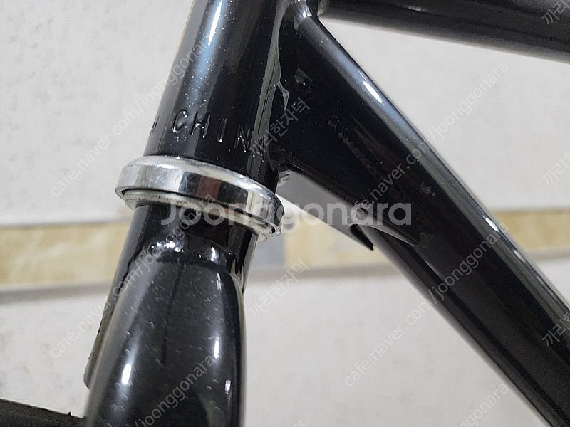 크로몰리 픽시프레임 + BMX 핸들바 + 4볼트 퀼스템...--8