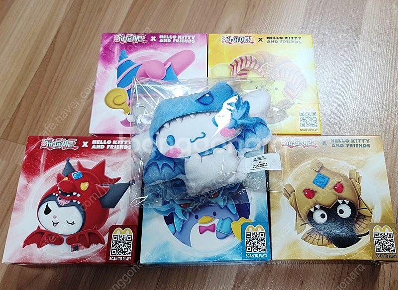 (가격인하)맥도날드 산리오 유희왕 시나모롤, 2차 세트--0